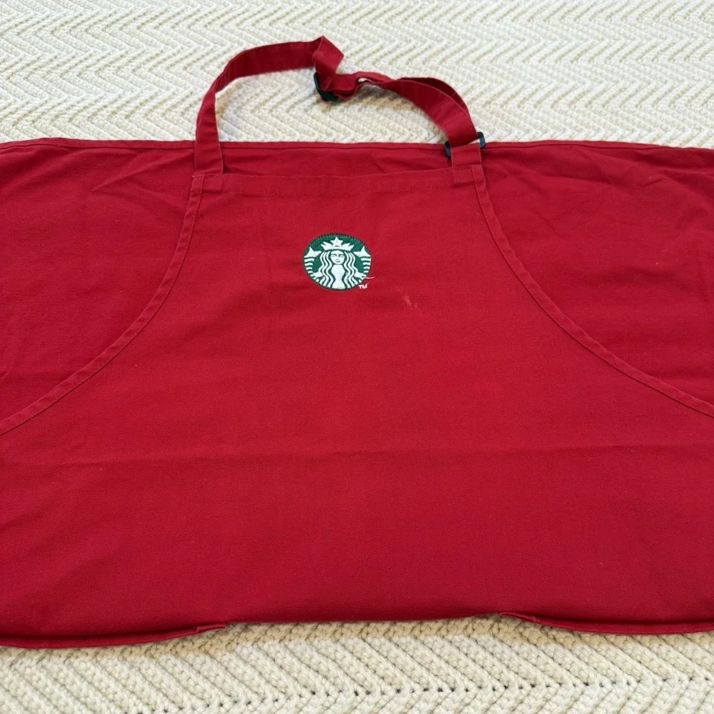 Starbucks Barista‎ Red Apron Official Workwear Costume